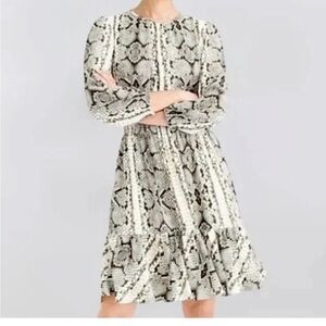 J. Crew Snake Skin Print Dress. Size Small. Never Worn.